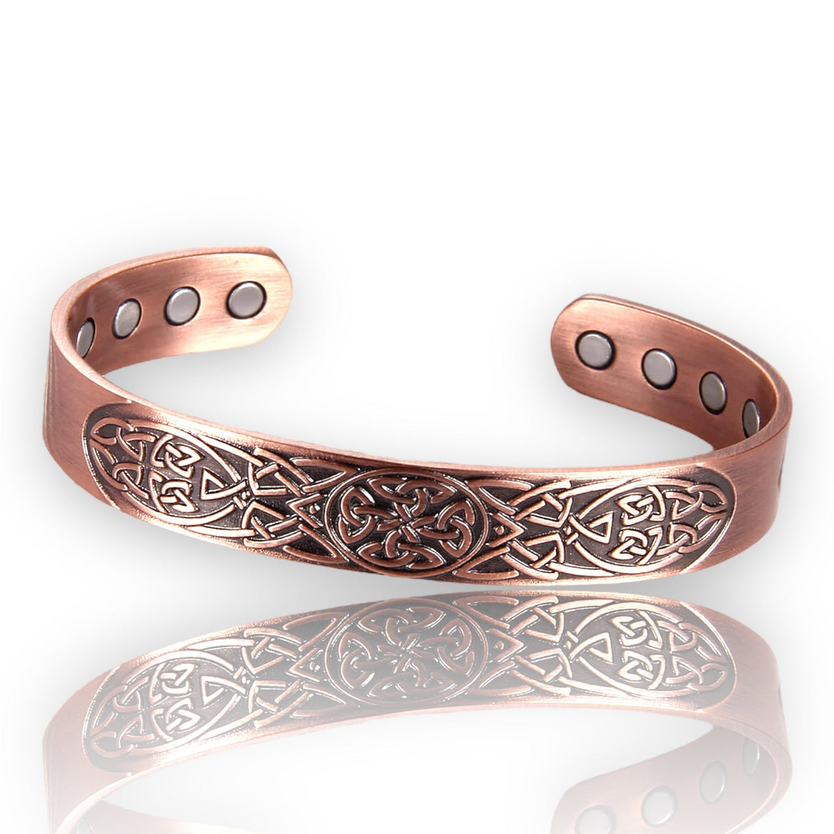 A6ws 100% Pure copper magnetic band 'Celtic Banner' (WHOLESALE)