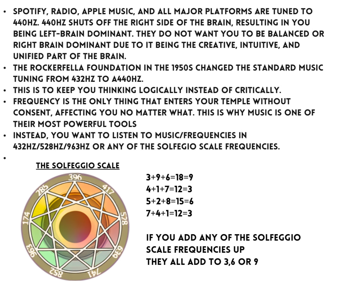 10 solfeggio frequencies