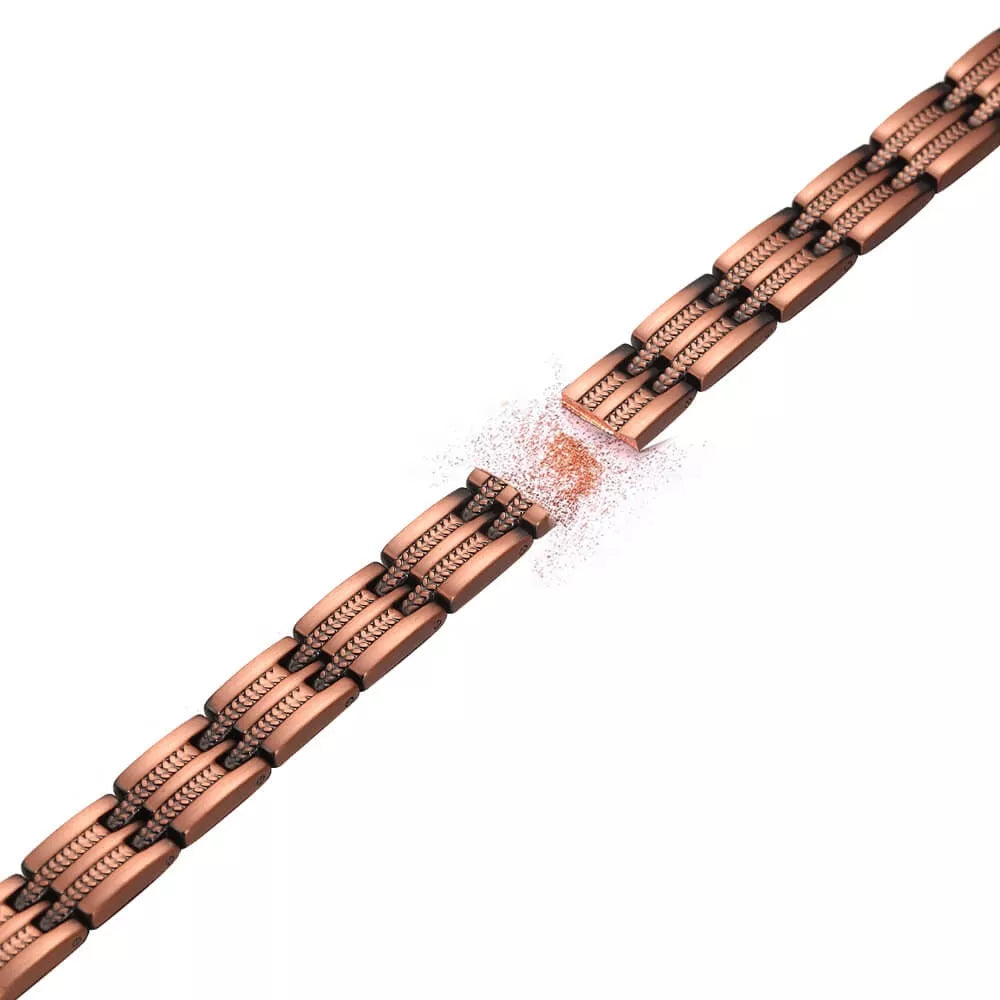 CLM007 100% Pure Copper linked magnetic bracelet ‘Stingray’