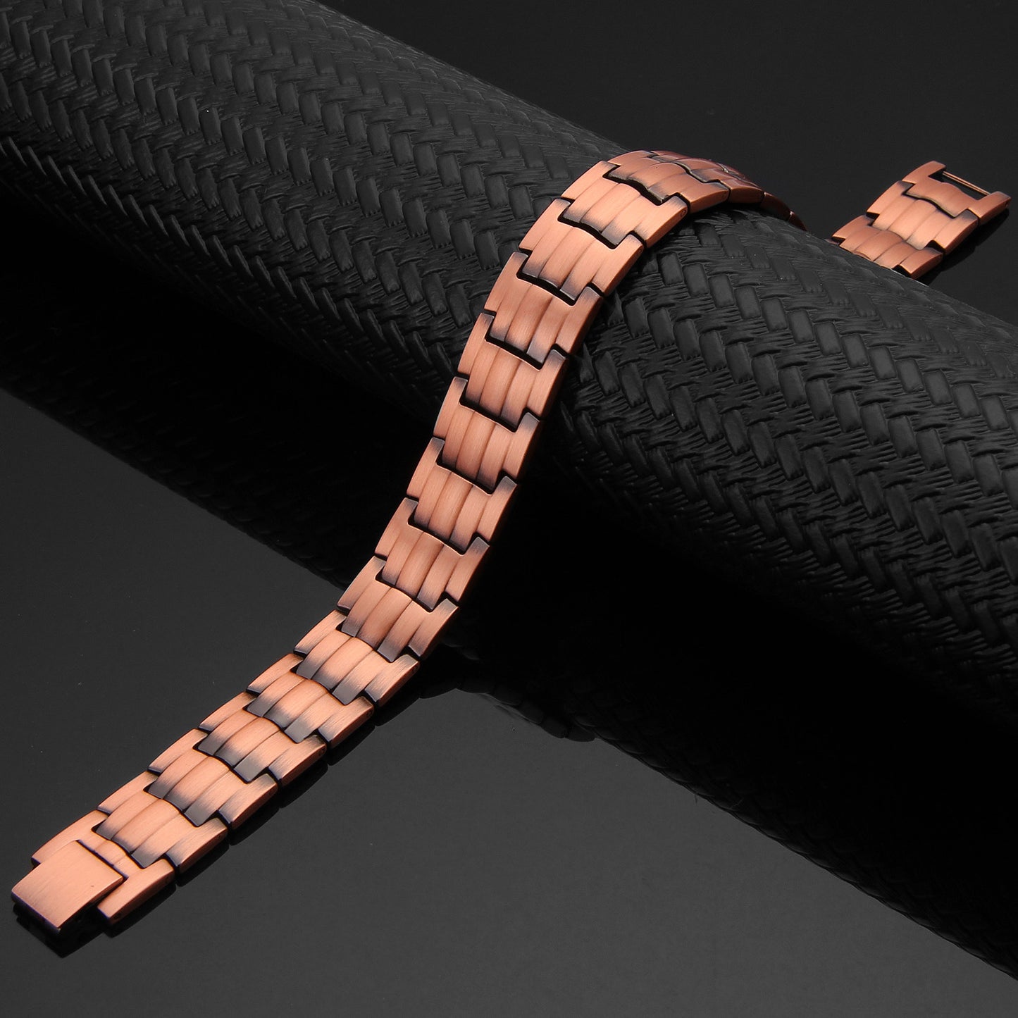 CL09 100% Pure Copper Magnetic Bracelet/anklet 6 elements 225x15mm