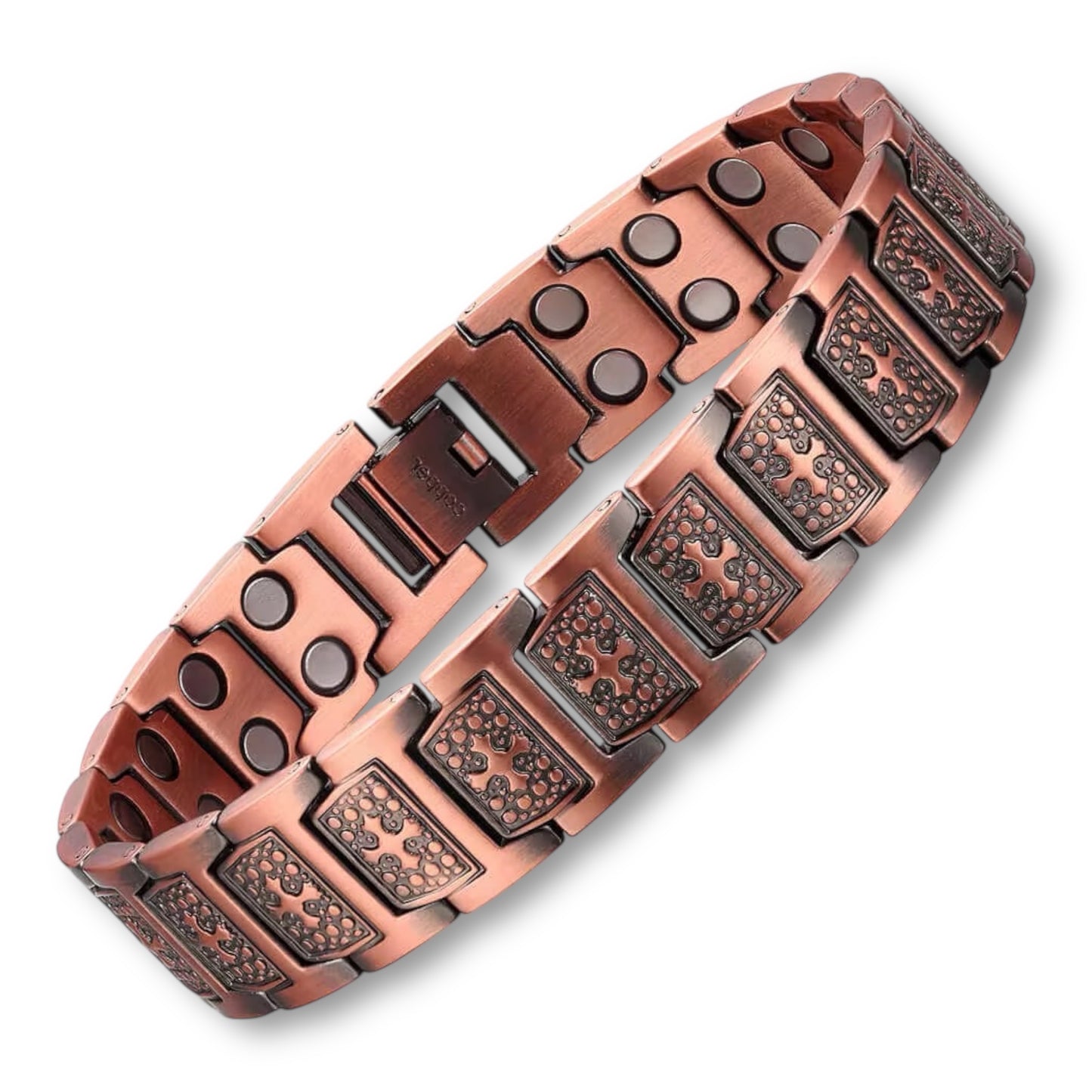 9CLM 100% Pure Copper Linked Magnetic Bracelet- 46 Magnets