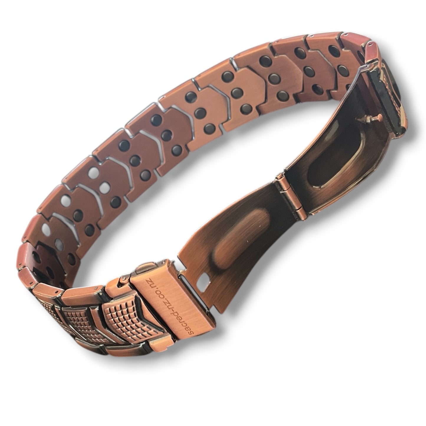 CM33  100% Solid Pure Copper Magnetic Bracelet Linked