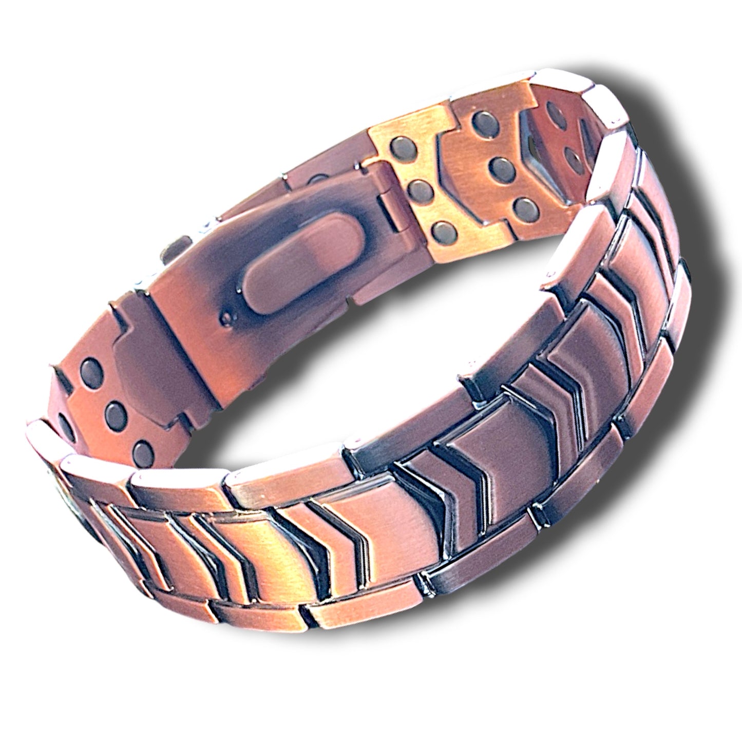 CM33D 100% Solid Pure Copper Magnetic Bracelet Linked