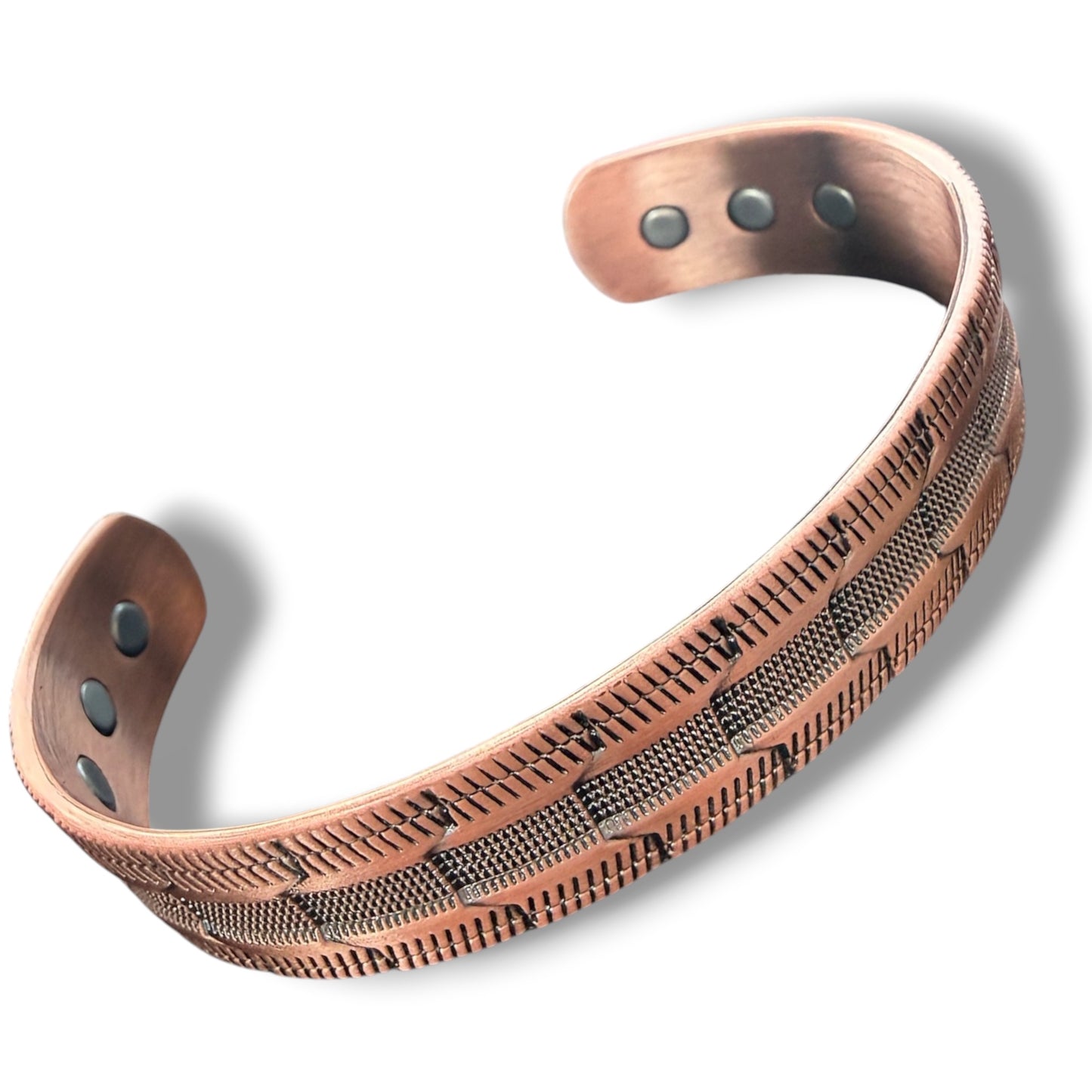 BC116-1 100% Pure Copper Magnetic Band / Ring Set
