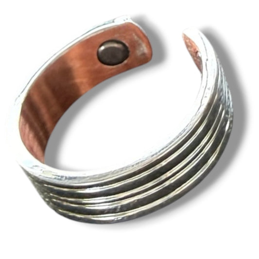 CR30 Copper Zinc Ring-2 Magnets