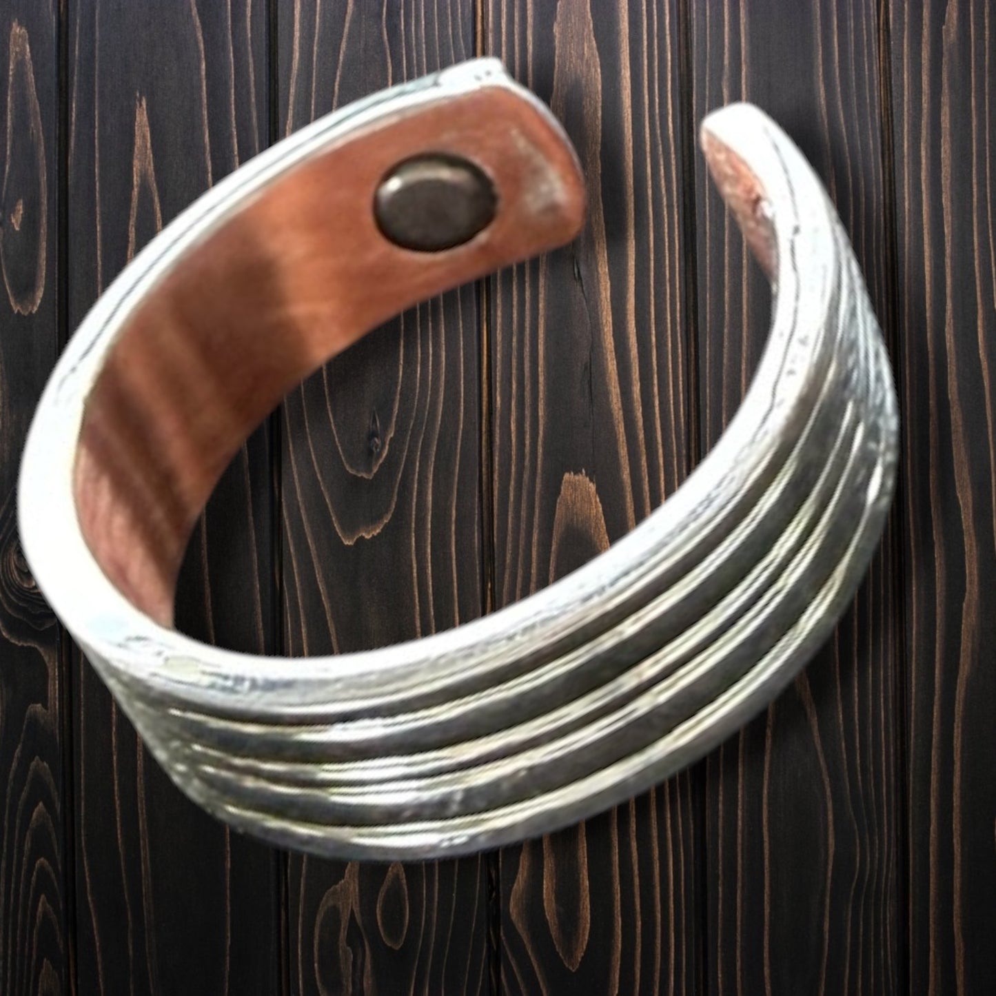 CR30 Copper Zinc Ring-2 Magnets