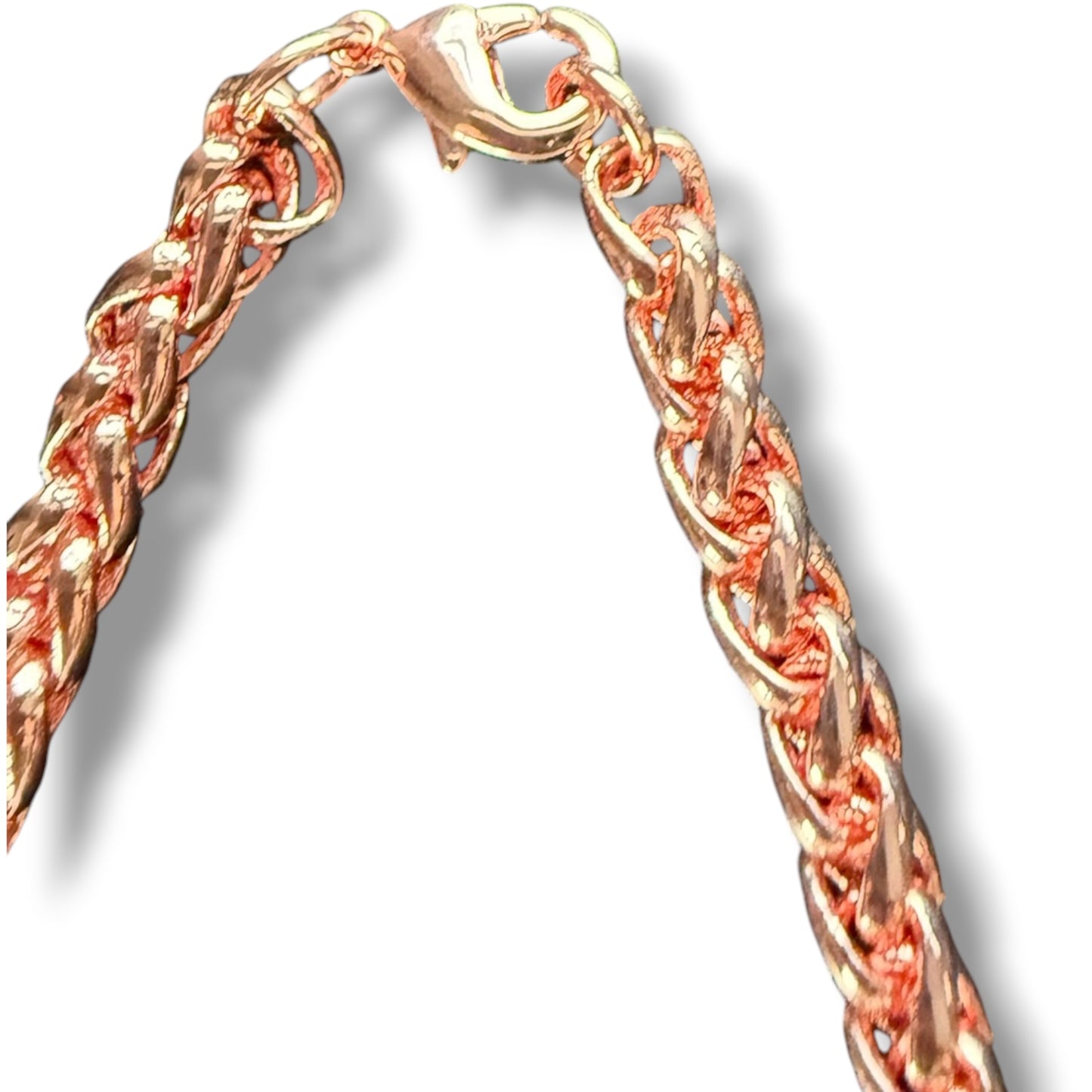 NEC05 ‘Byzantine Wheat Chain’ Copper Necklace