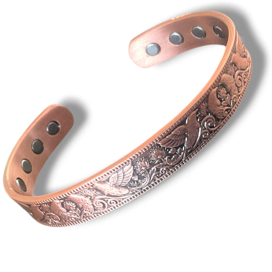 A16 100% Pure Copper Magnetic Band 'Tui Birds’