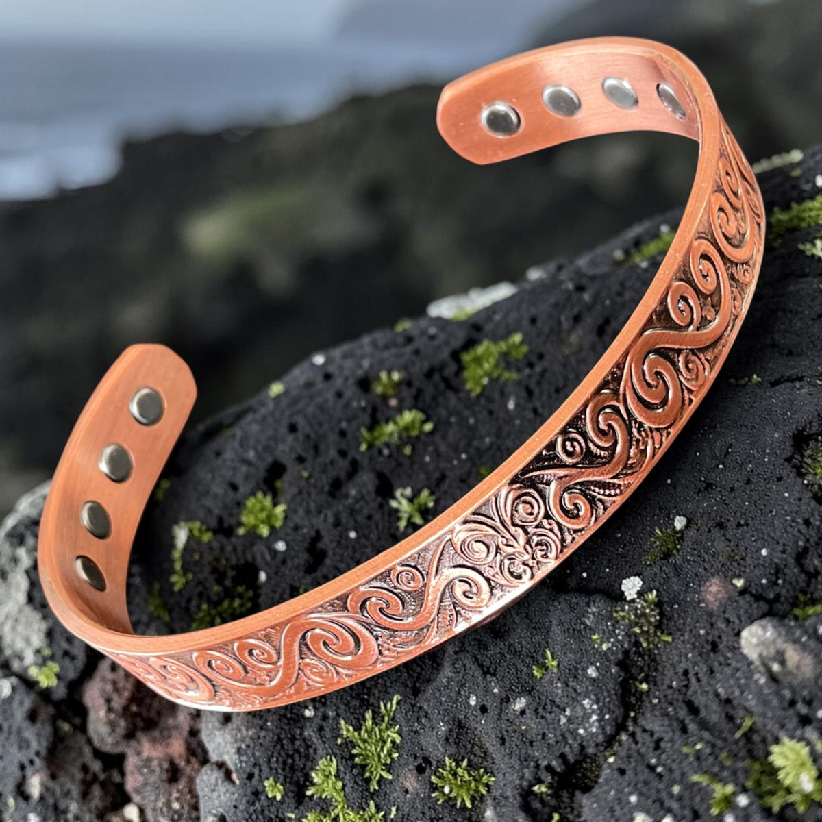 A17 100% Pure Copper Magnetic Band 'Tiki’