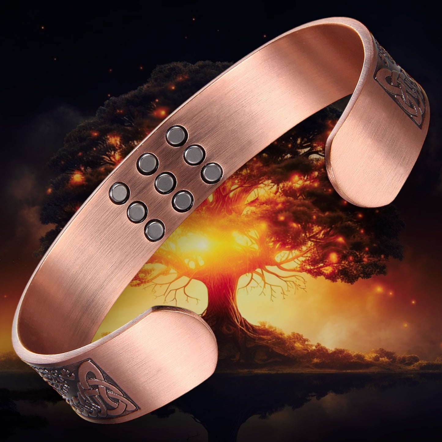 A9b  100% Pure Copper Magnetic Band '27 Mag'