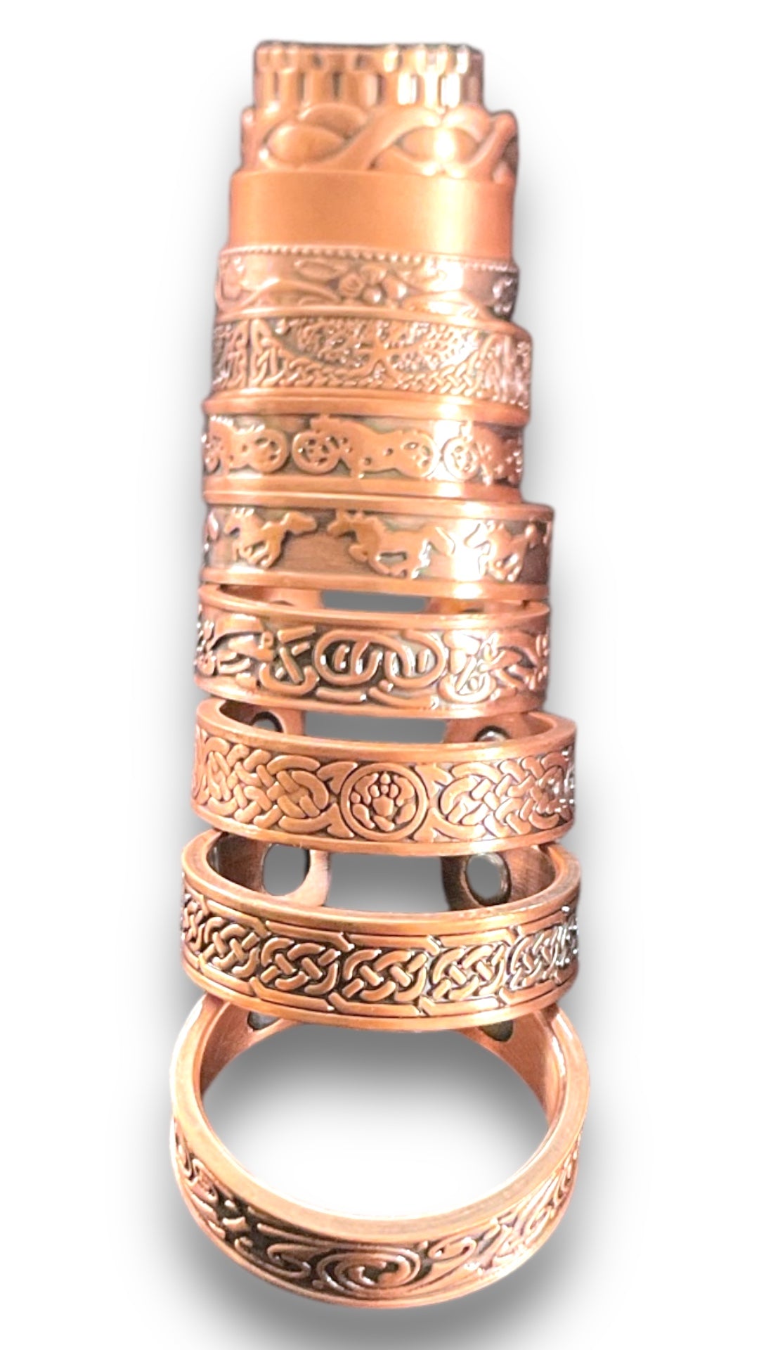 Copper magnetic ring