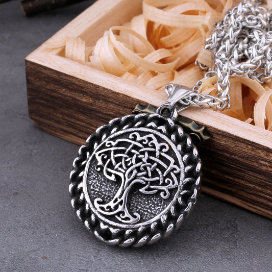 Viking tree of life celtic pendant