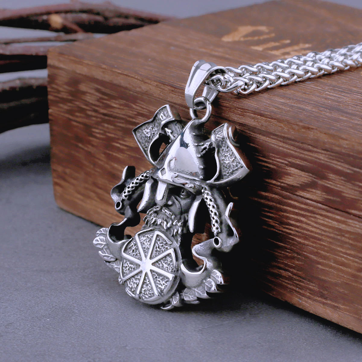 Viking odin axe pendant