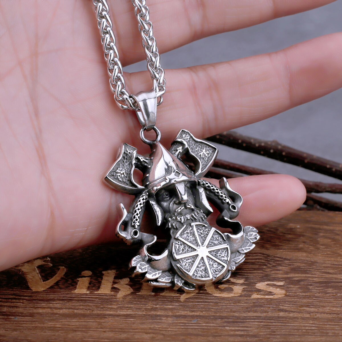 Viking odin axe pendant