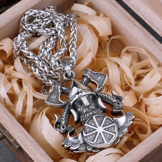 Viking odin axe pendant