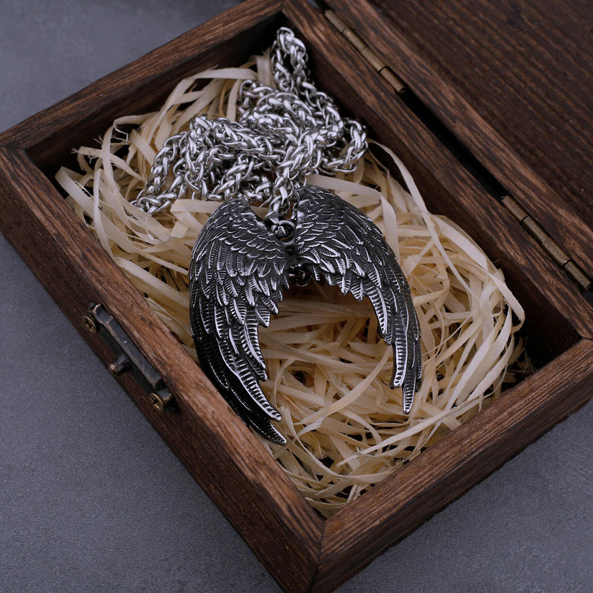 Viking wings pendant