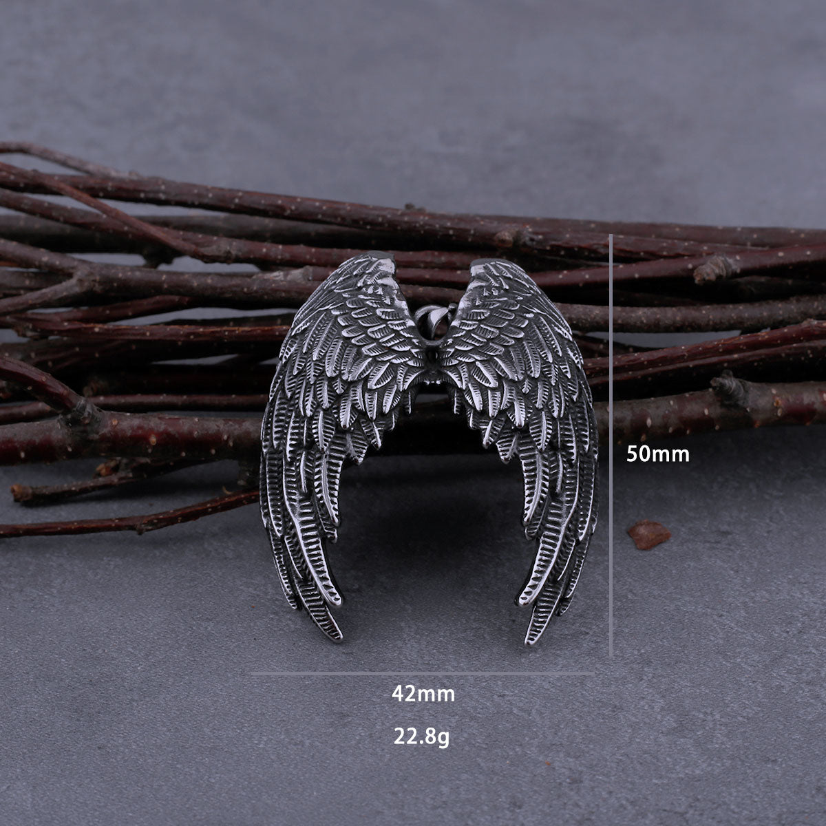 Viking wings pendant