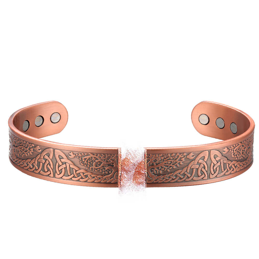 C08a Copper Magnetic Band 'Tree of Life'