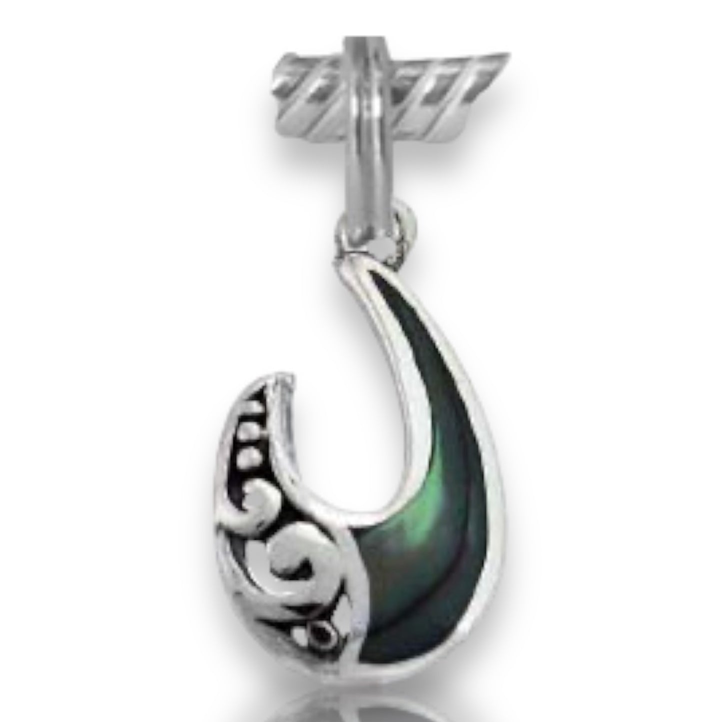 paua silver charm