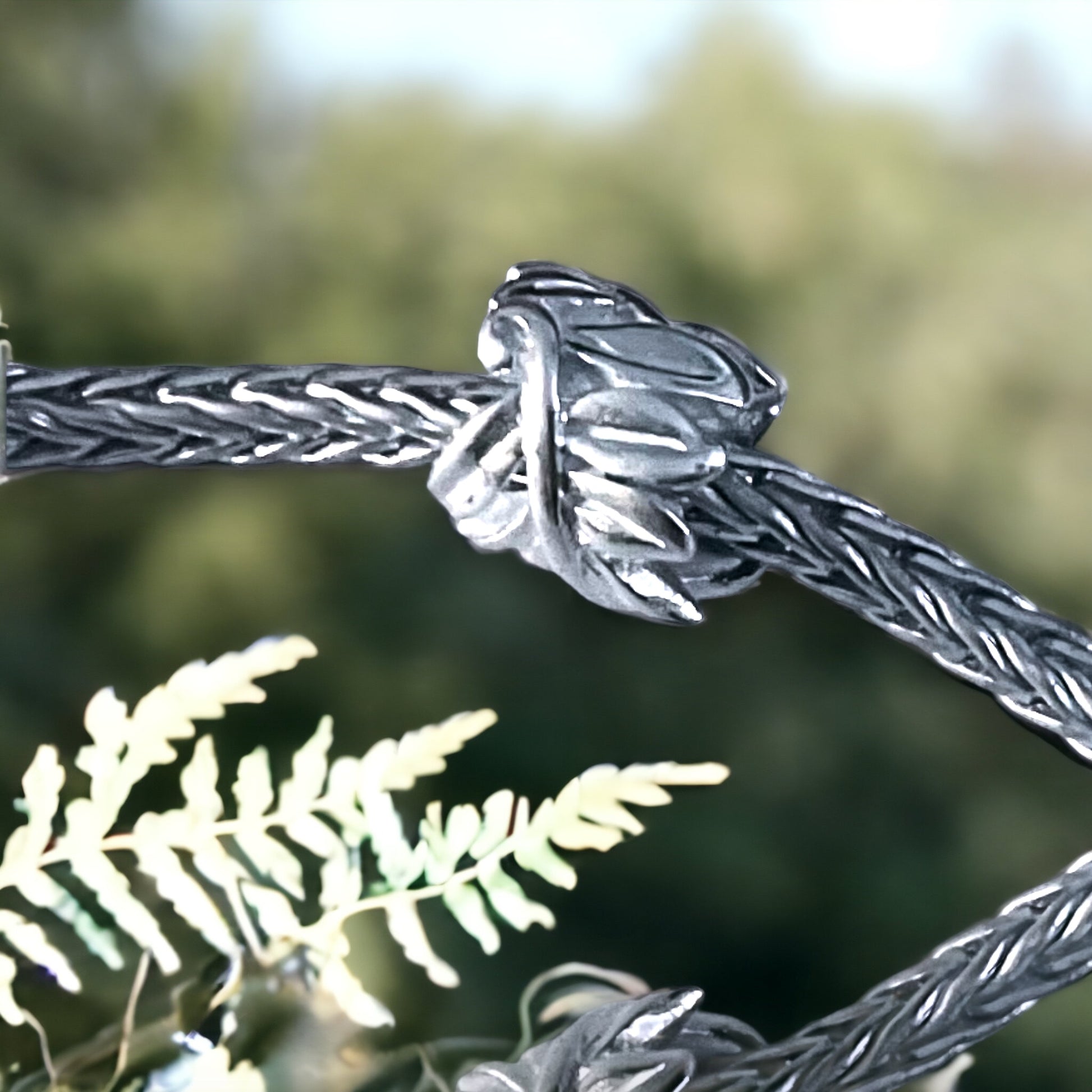 sterling silver charm nz fern