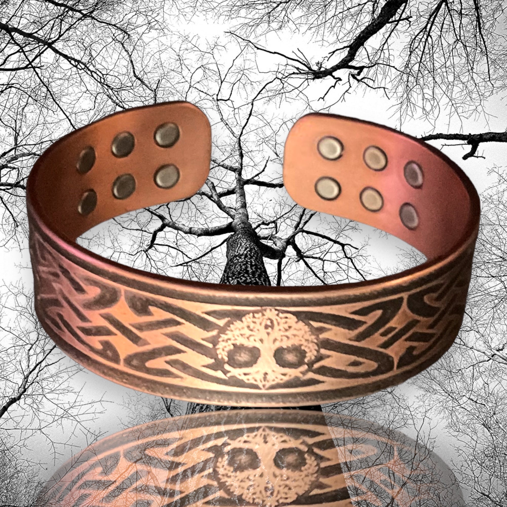 Copper sale band bracelet