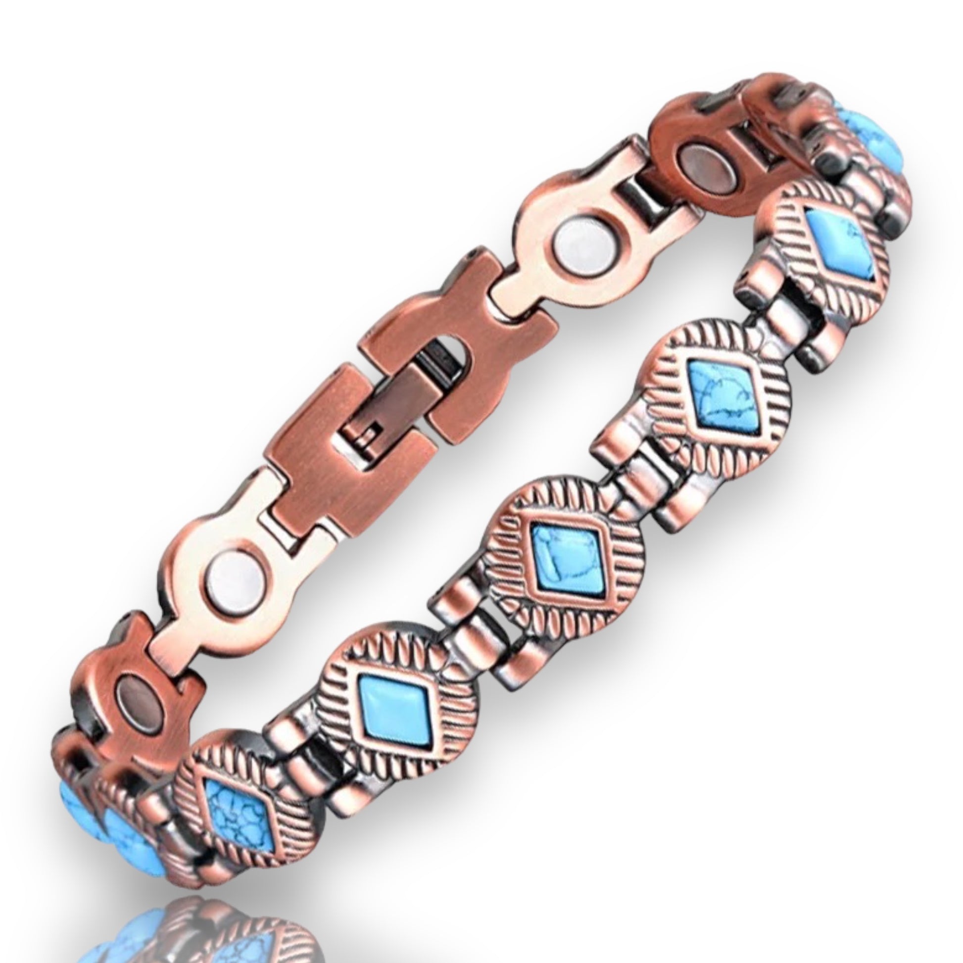Copper Magnetic Link Bracelet – sacrednz