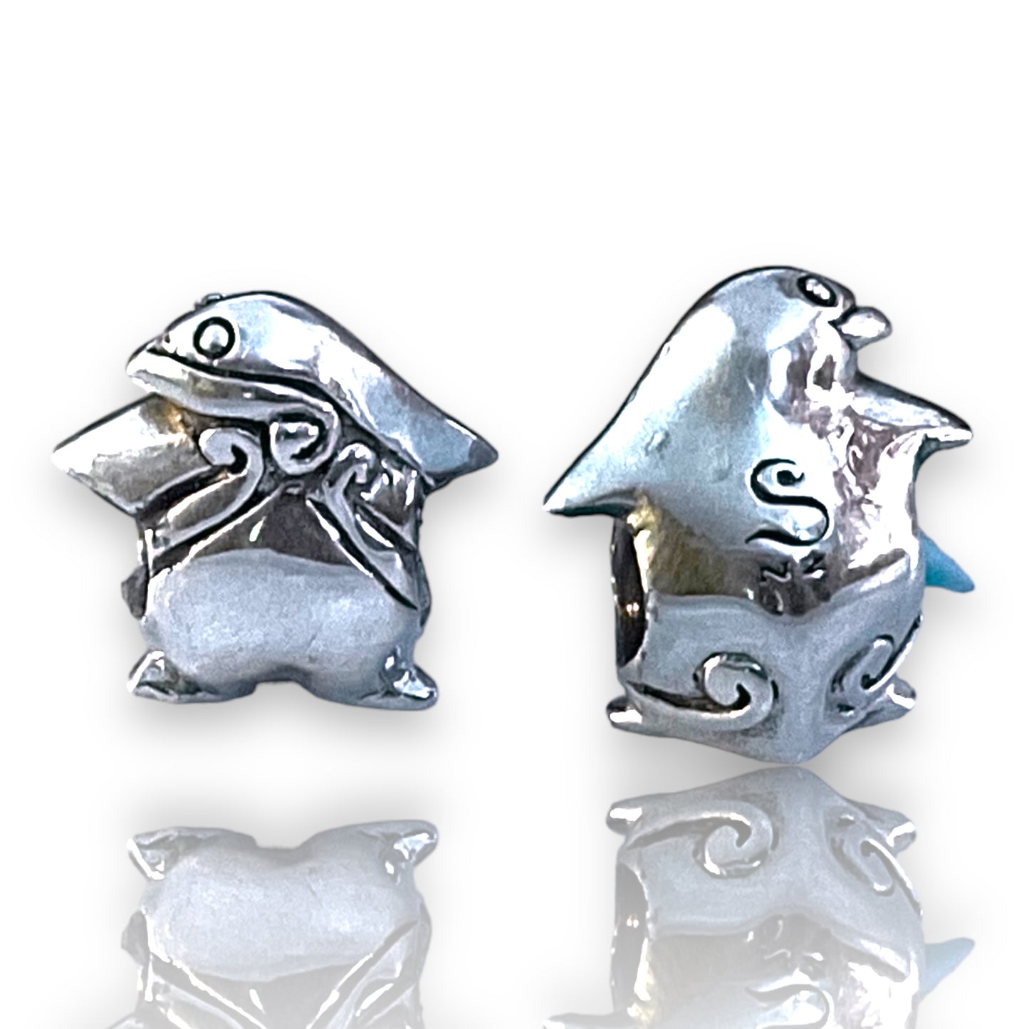 sterling silver charm penguin