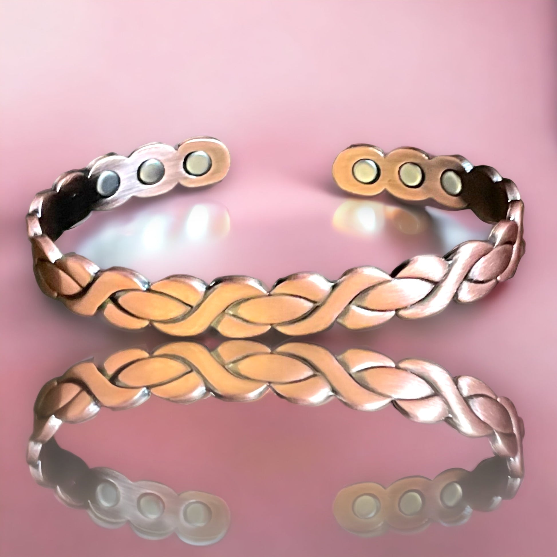 copper magnetic 6 magnet bracelet