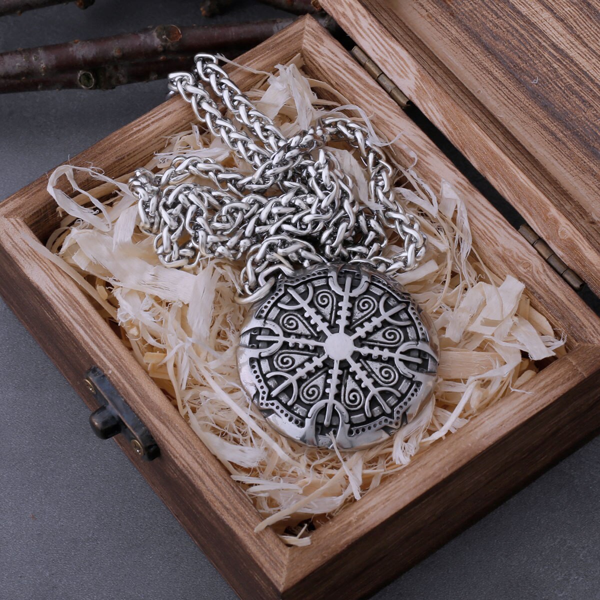 viking calender pendant
