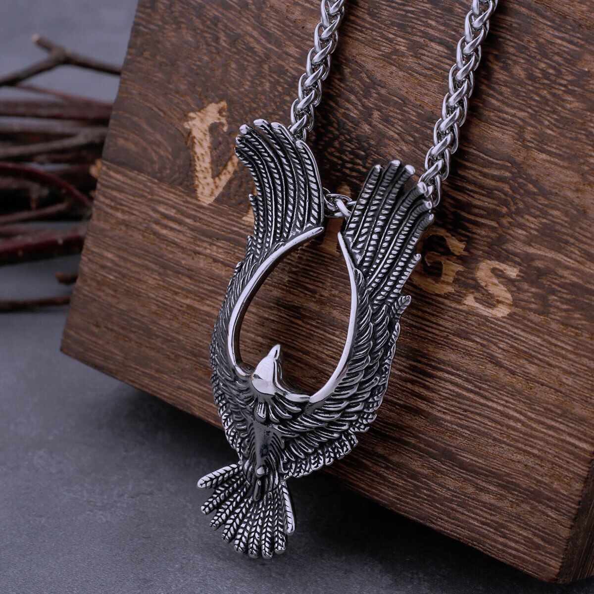 Viking eagle pendant