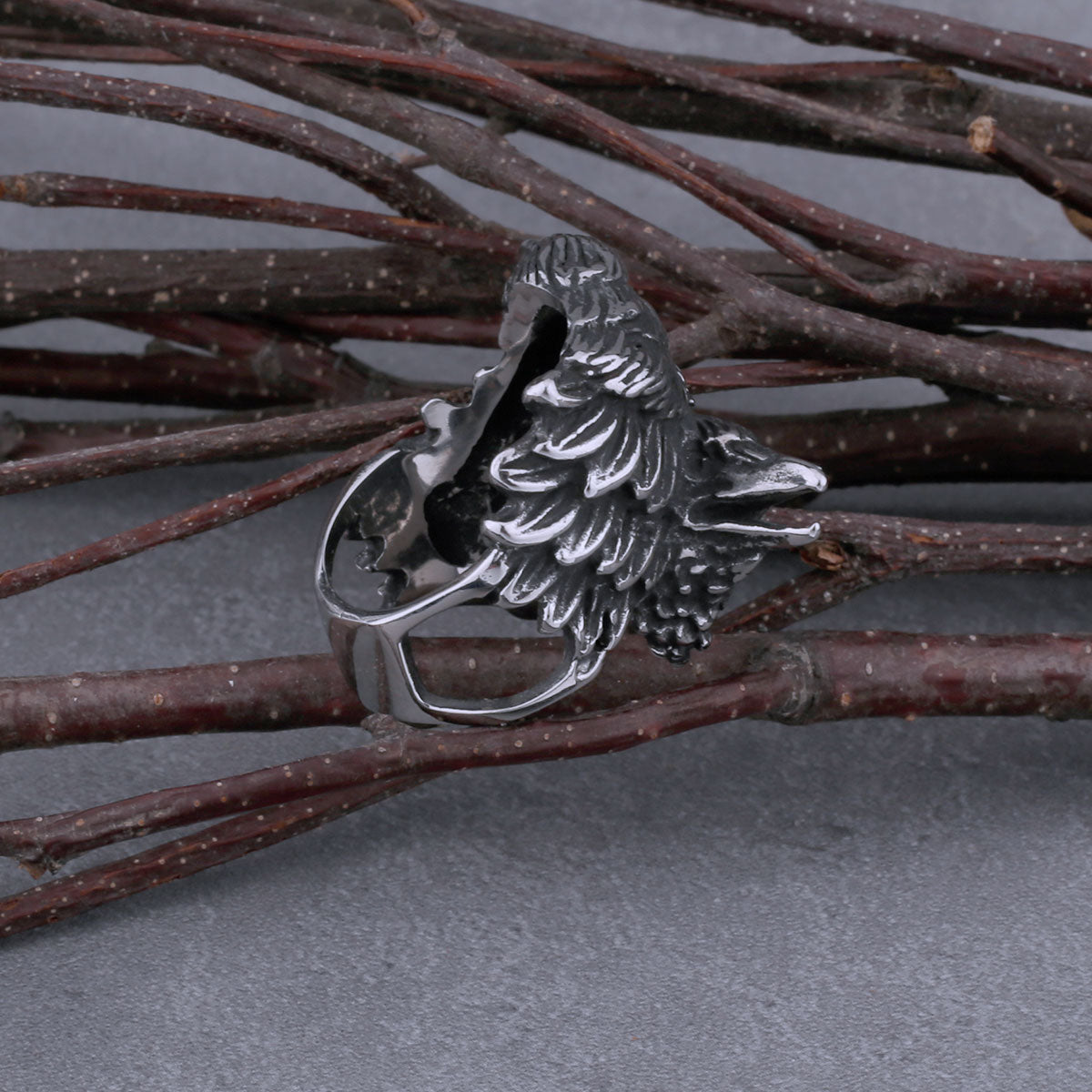 viking ravens ring