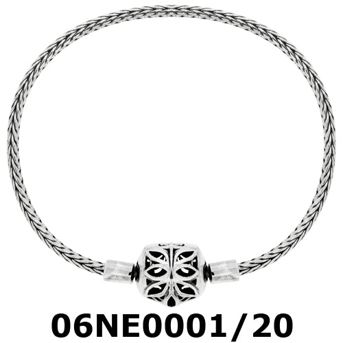 925 NZ Sterling Silver Charm Bracelet (3.5mm)