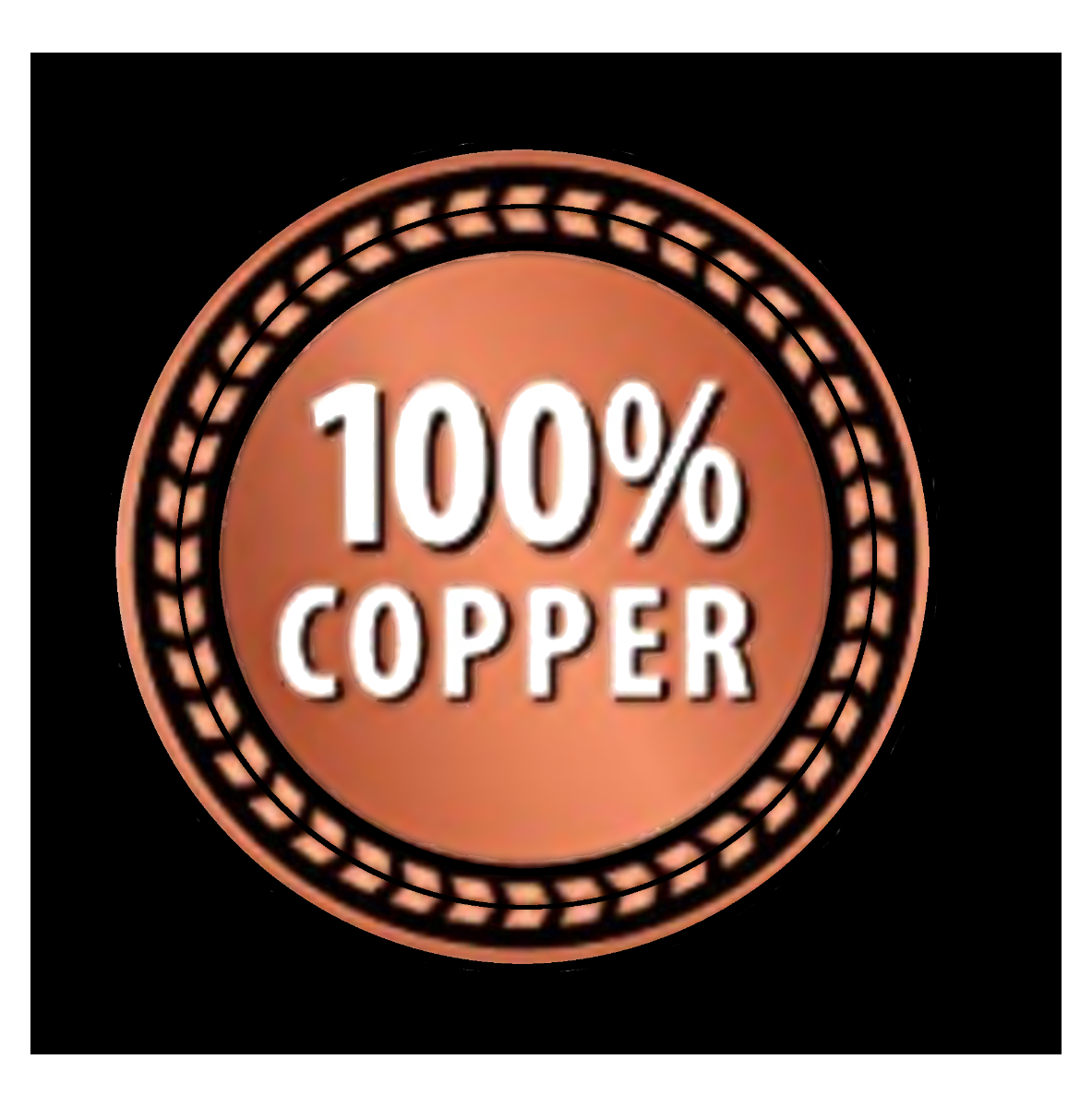 A7 100% Pure copper magnetic band ‘Geo Fern’