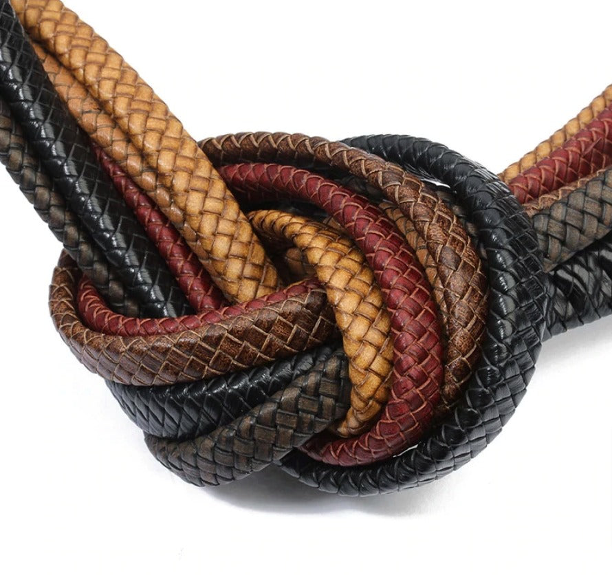 NZ Leather unisex Bracelet "NZ Warrior" 10mm