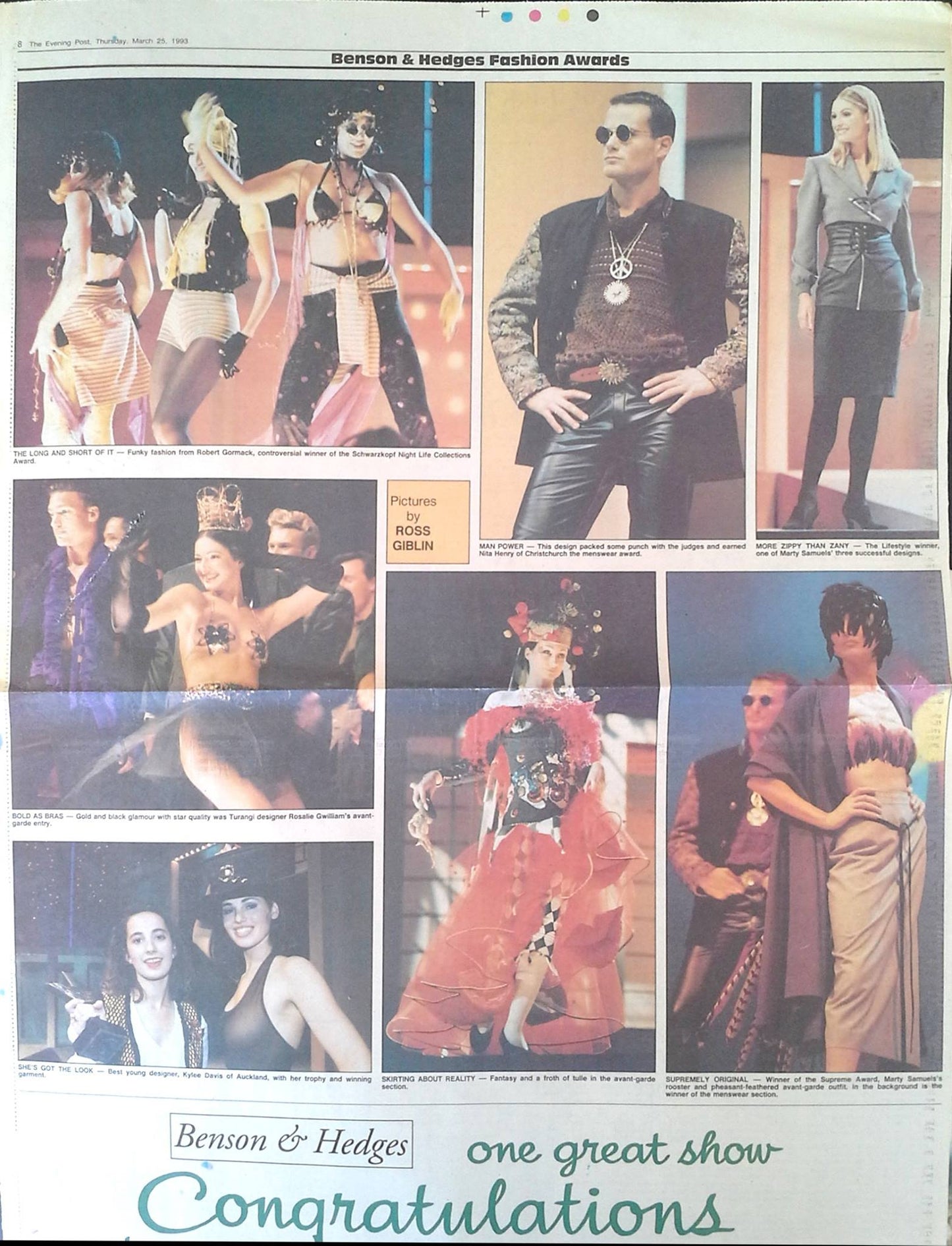 1993 Ansett Link Menswear Award Winner Story