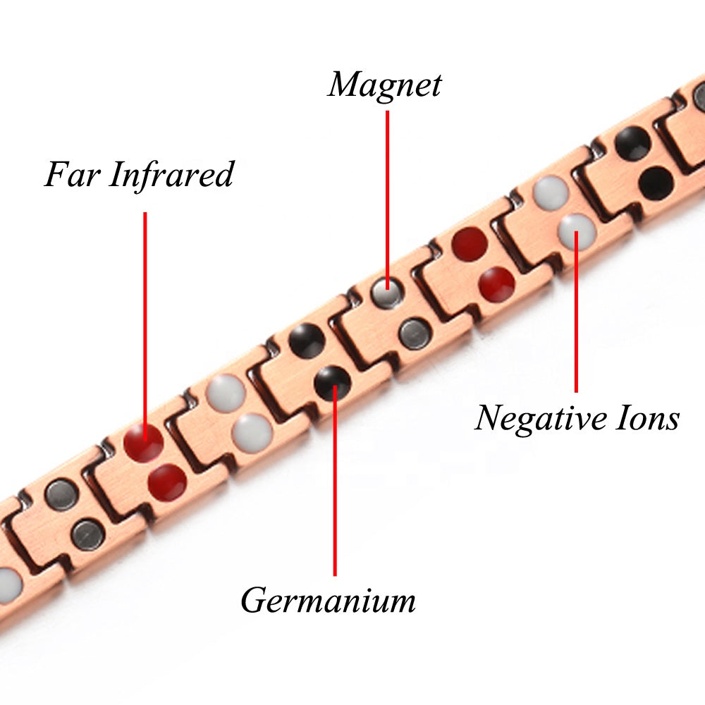 Ceramic & Stainless Steel Unisex Magnetic Power Bracelet | HealthyLine