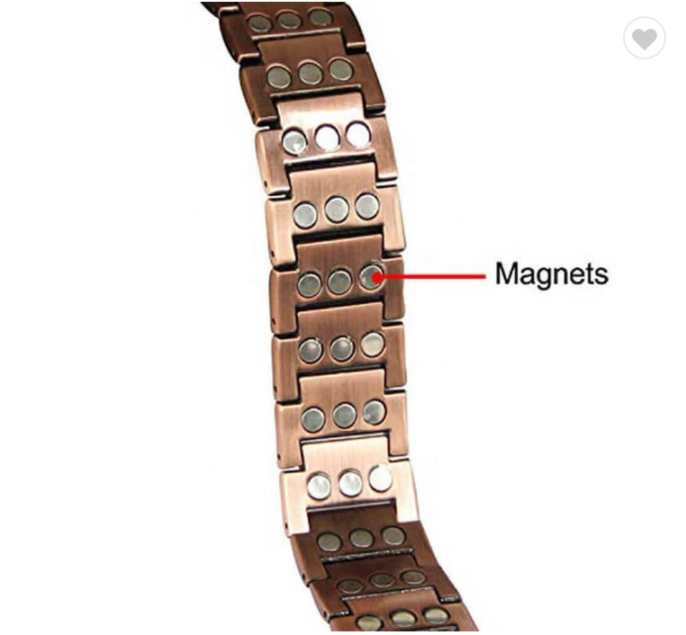 100% Pure Copper Linked Magnetic Bracelet CB588 