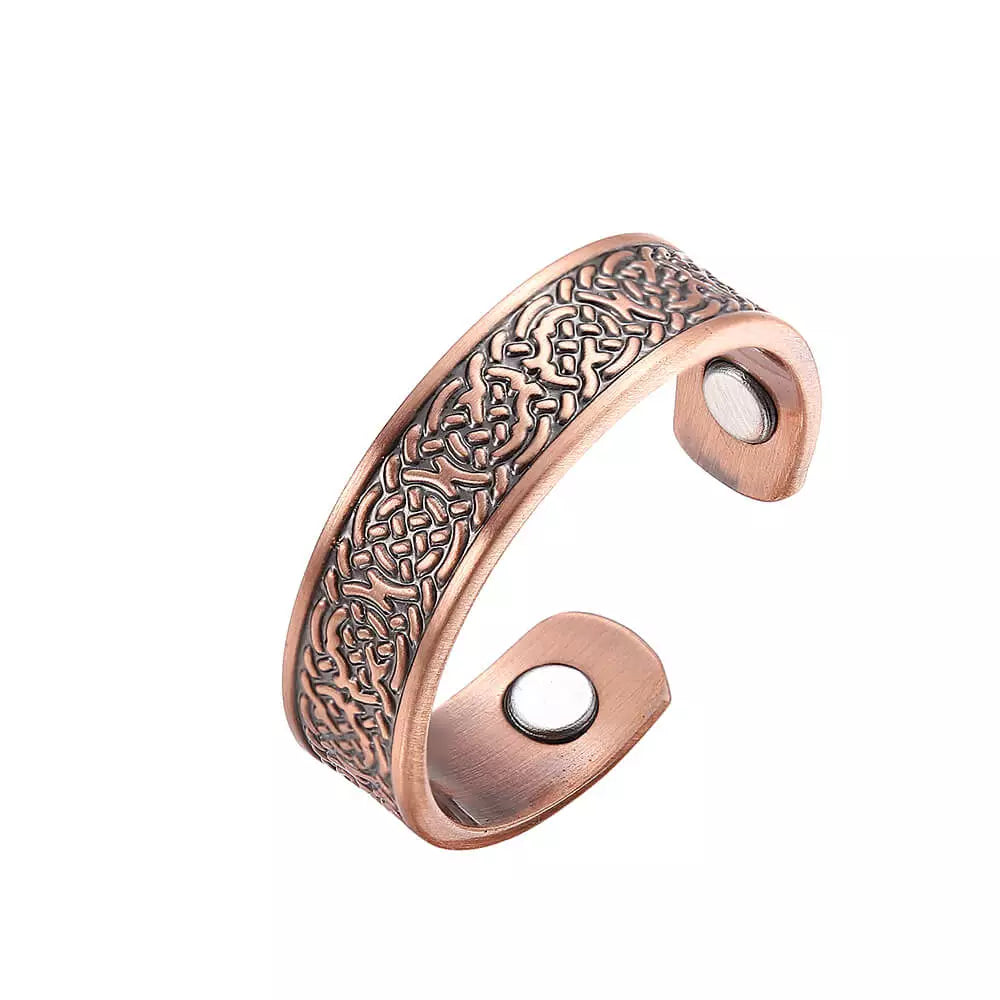 CR15 Copper Ring 'Celtic'