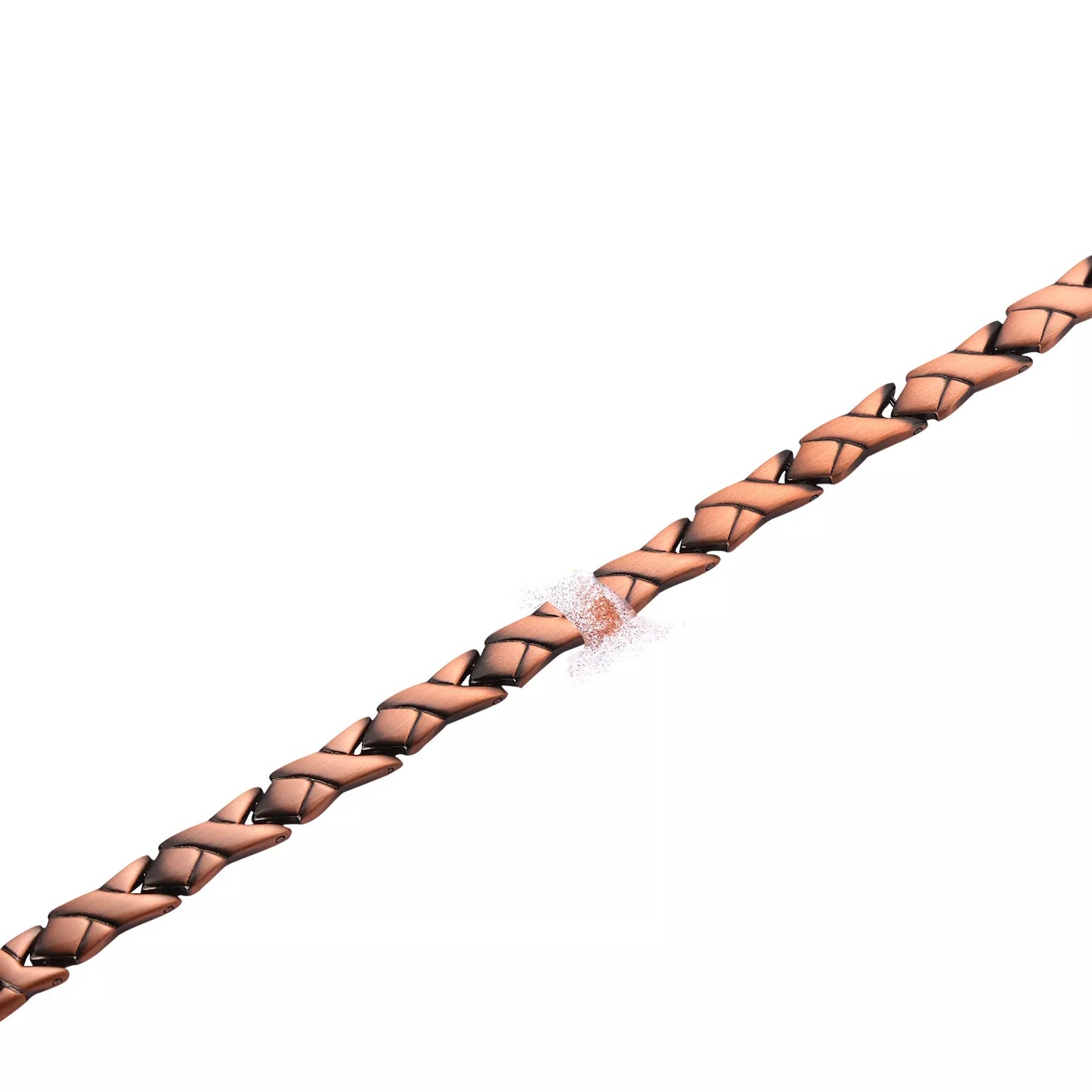 CB032 100% Solid Pure Copper Linked Magnetic Bracelet / anklet