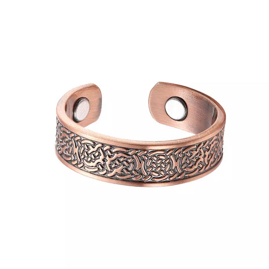 CR15 Copper Ring 'Celtic'