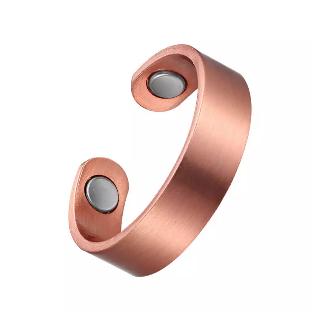 BC101-2 100% Pure Copper Magnetic Band / Ring Set '12 Magnets'