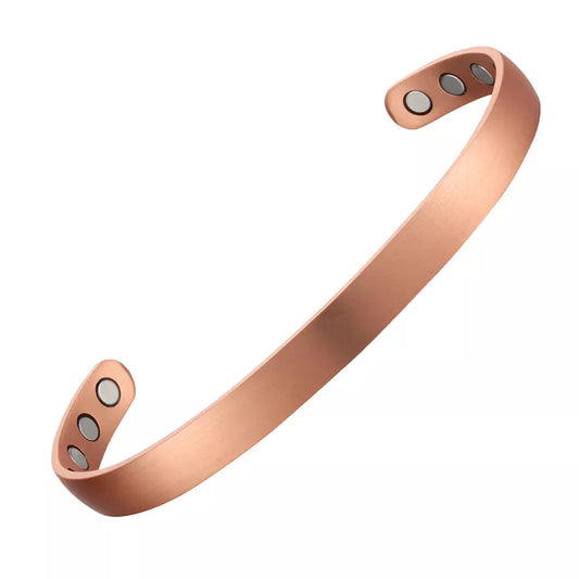 BC100-5 100% Pure Copper Magnetic Band '8 Magnets' Thin Curved