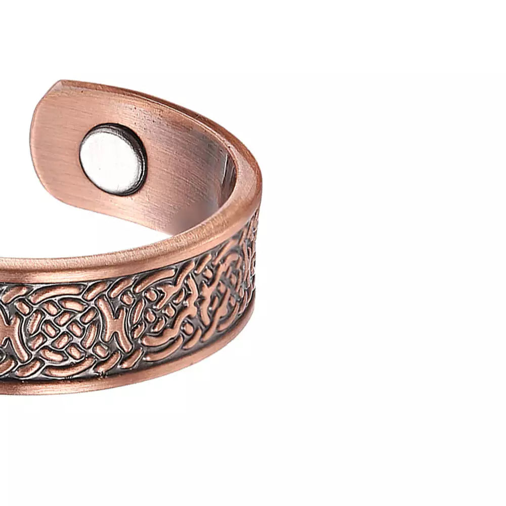 CR15 Copper Ring 'Celtic'