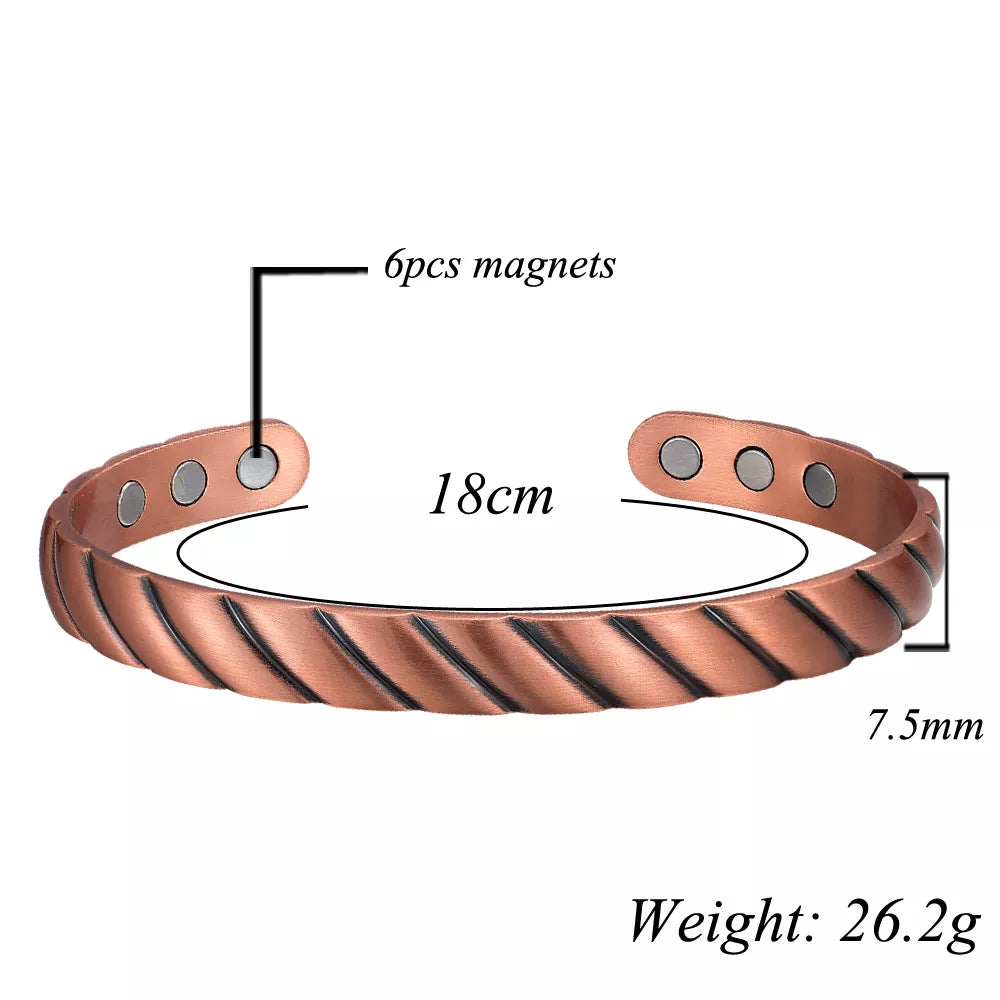 E03 100% Pure Copper Magnetic Band 'Rope'