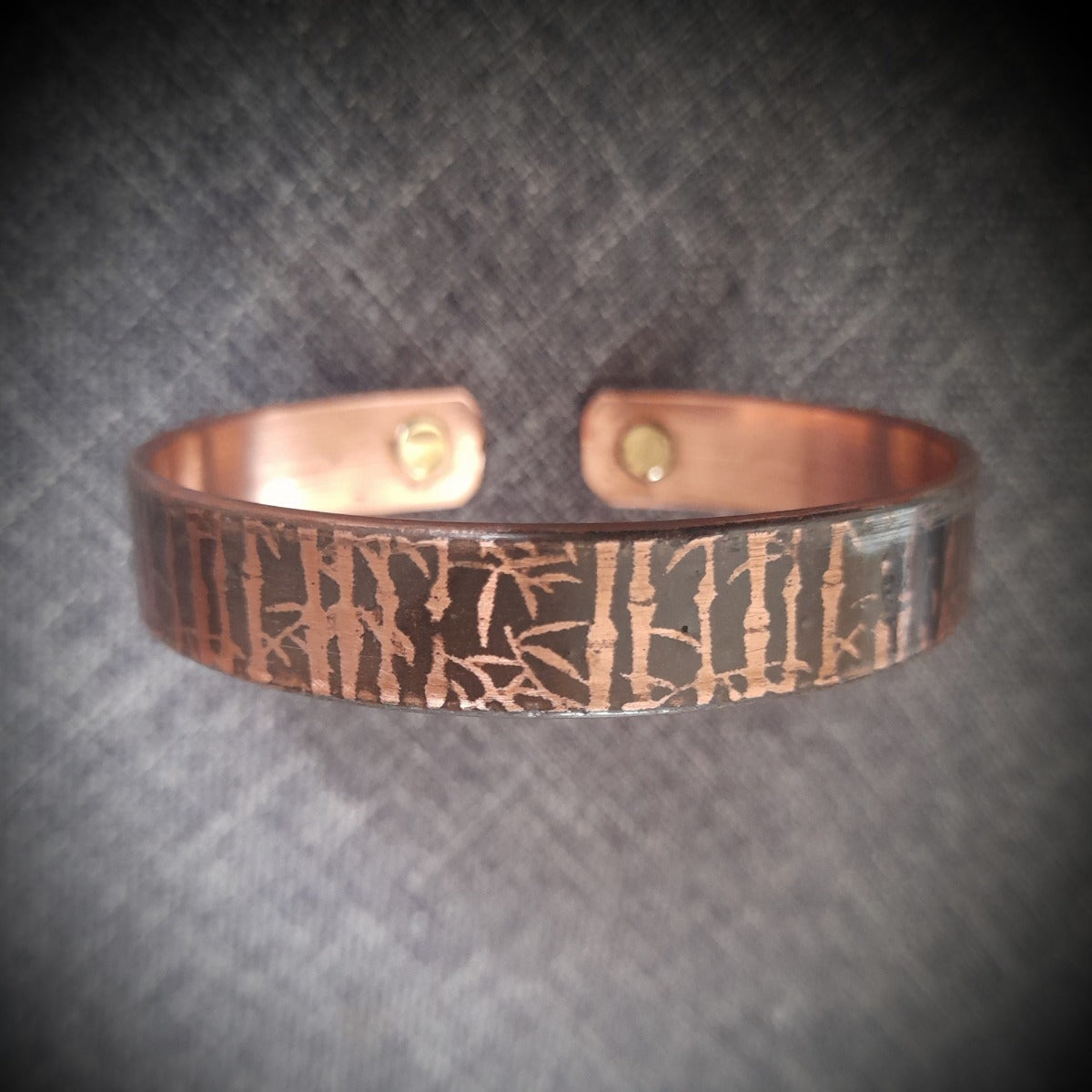 BC8  100% Pure Copper Magnetic Band  'Bamboo'