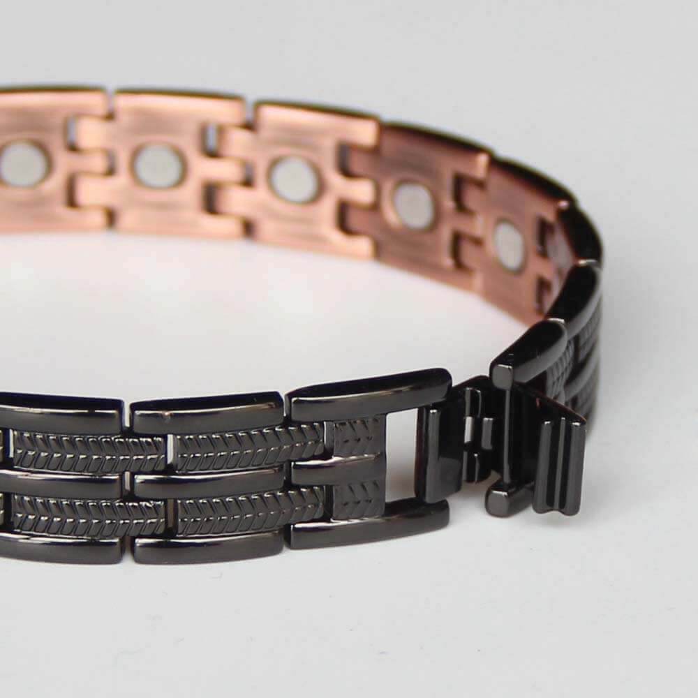 CLM42 100% Pure Copper Linked Magnetic Bracelet 210x15mm