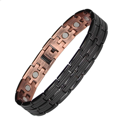 CLM42 100% Pure Copper Linked Magnetic Bracelet 210x15mm
