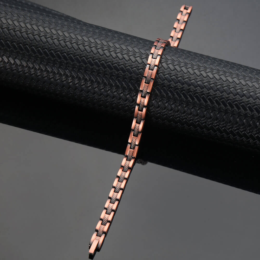CLM34 100% Pure Copper Linked Magnetic ANKLET / Bracelet