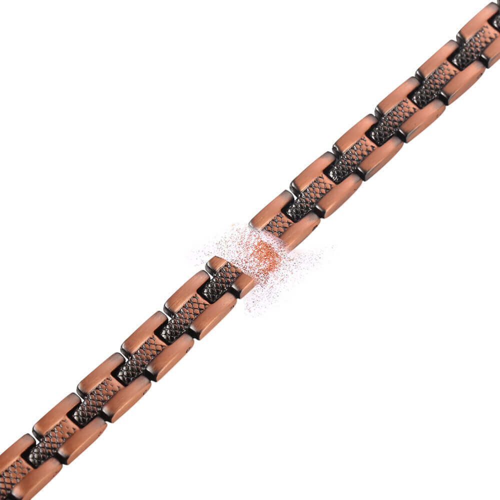 CLM34 100% Pure Copper Linked Magnetic ANKLET / Bracelet
