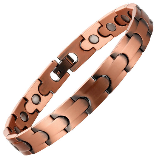 CLM3003 100% Pure Copper Linked Magnetic Bracelet